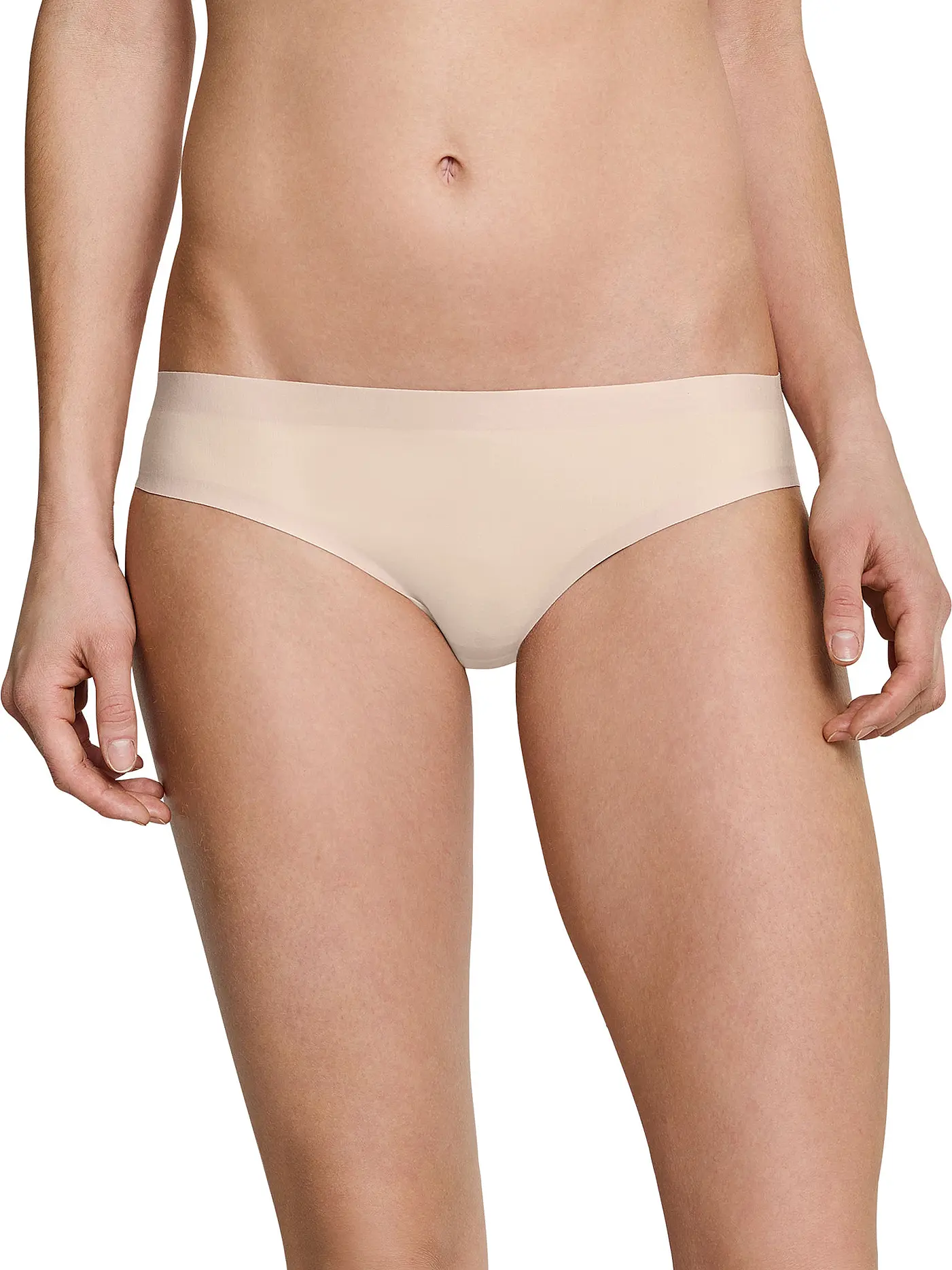 SCHIESSER | Slip INVISIBLE COTTON weiss | beige